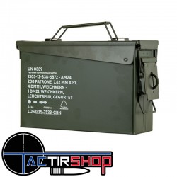 Boîte de munitions German Tactical Systems – Taille OTAN 1 (7,62 mm / .30 Cal) www.tactirshop.fr