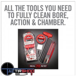 Kit de nettoyage Real Avid Gun Boss Multi-kit cal .270 / .280 / 7mm www.tactirshop.fr
