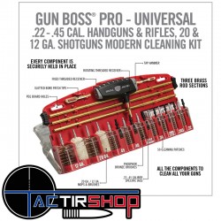 Kit de nettoyage universel Real Avid Gun boss Pro www.tactirshop.fr