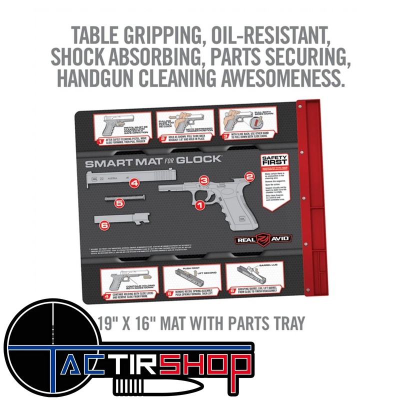 Tapis d'entretien Real Avid Smart Glock www.tactirshop.fr
