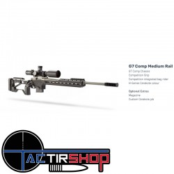 Châssis Warrior Gen7 Comp TIKKA T3x Short Action Noir www.tactirshop.fr