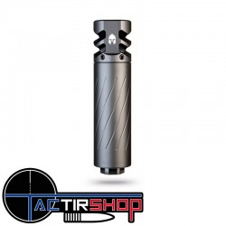 Silencieux Warrior Shorty Large Compétition Brake cal.30 5/8-24 www.tactirshop.fr