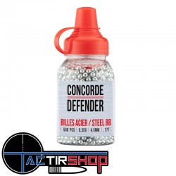 Billes acier Concorde Defender cal. 4,5 mm x 500 www.tactirshop.fr
