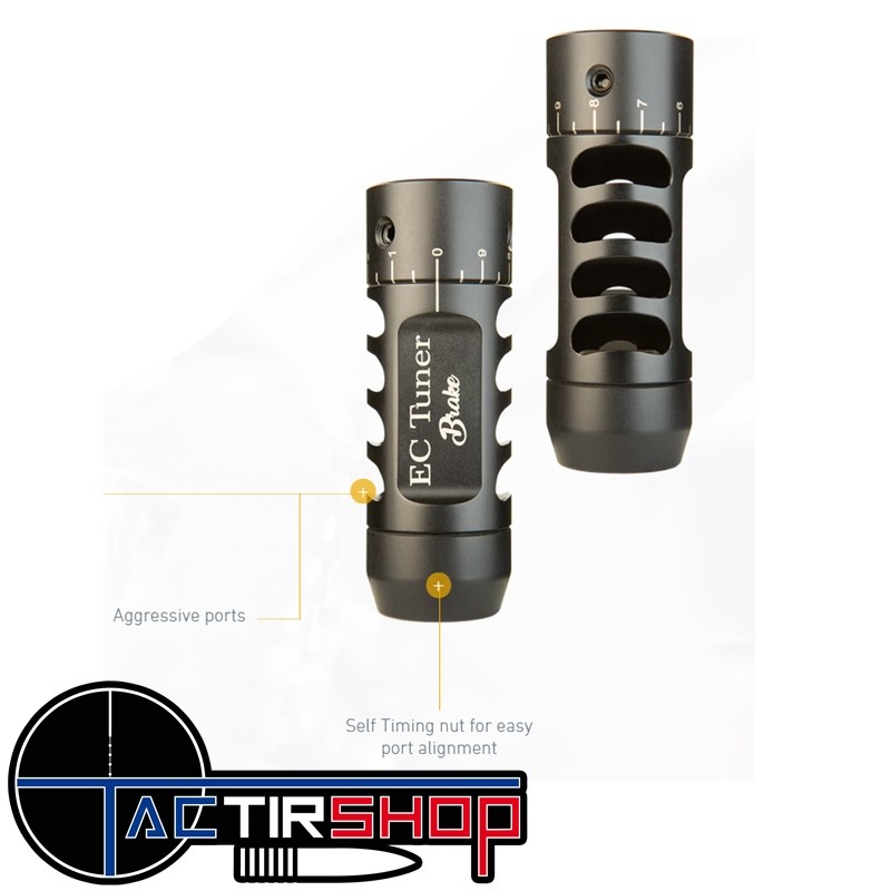 Tuner Frein de bouche Warrior 4-Port Rimfire EC Tuner Brake 1/2-28