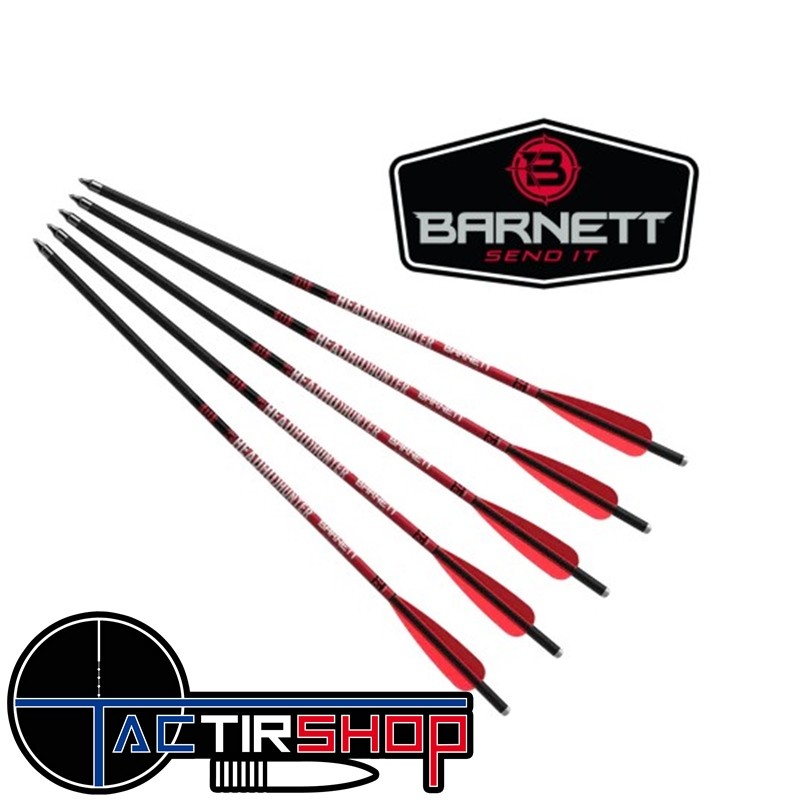 Flèches / Carreaux Arbalète Barnett Headhunter 20" x 5 www.tactirshop.fr