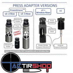Expand mandrel K&M calibre .33 for Bullet Tension Builder www.tactirshop.fr