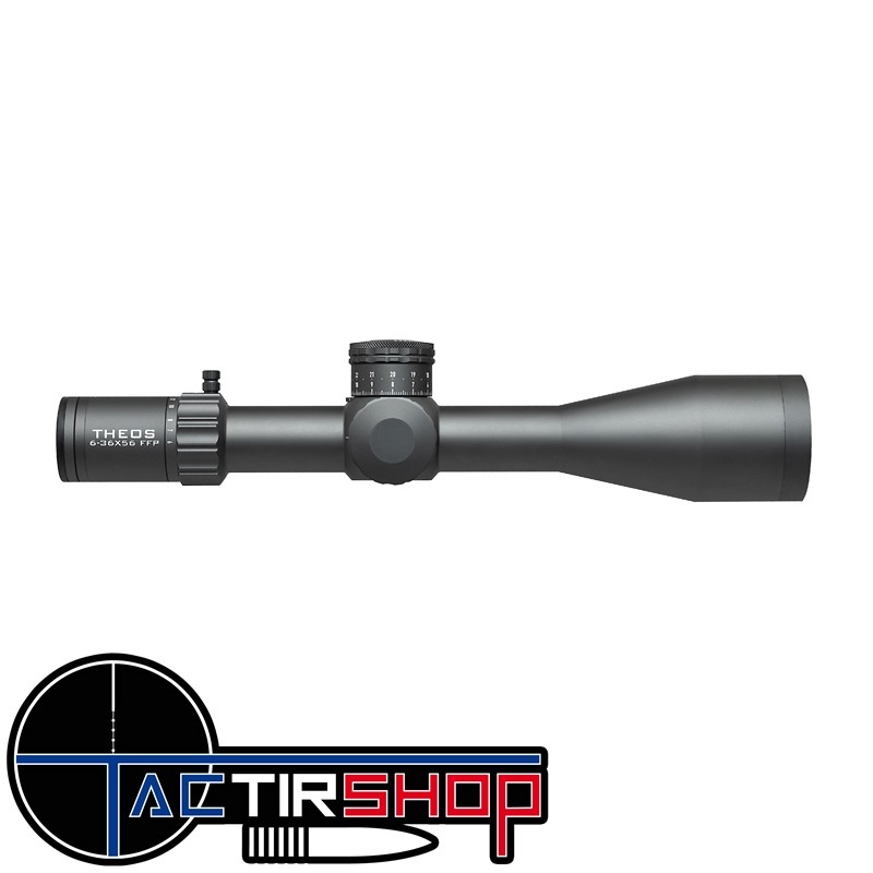 Lunette De Tir Element Optics Theos 6-36x56 Black Réticule APR2D FFP Mrad www.tactirshop.fr
