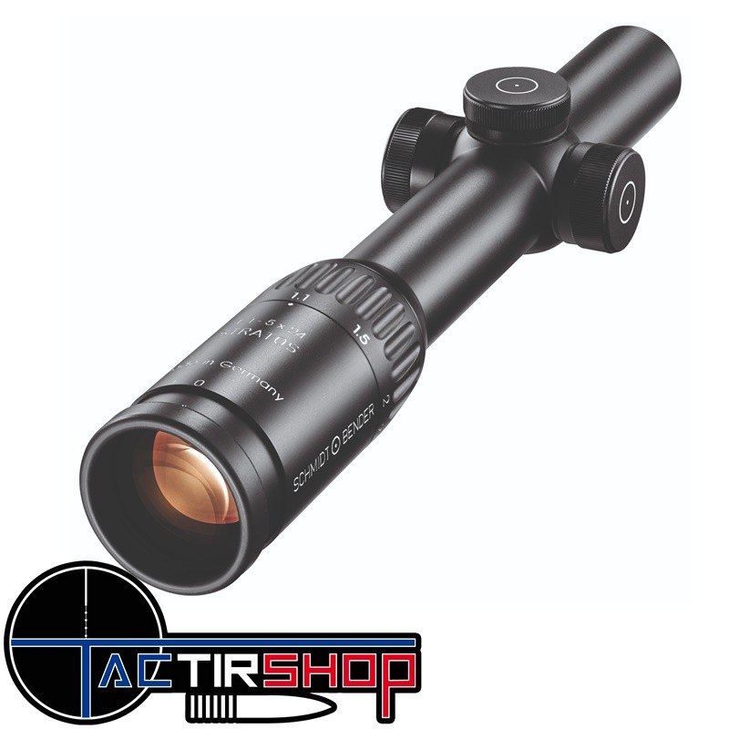 Lunette de battue SCHMIDT-BENDER STRATOS 1.1-5X24 LM FD0 www.tactirshop.fr
