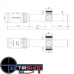 Lunette de battue SCHMIDT-BENDER STRATOS 1.1-5X24 LM FD0 www.tactirshop.fr
