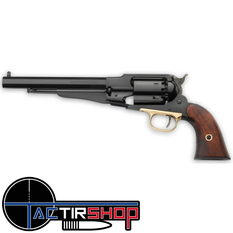 Revolver à Poudre Noire Pietta REMINGTON 1858 RGA44 8" cal.44 www.tactirshop.fr