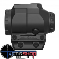 Point rouge prismatique Sightmark Strikon FMP 1x18 www.tactirshop.fr