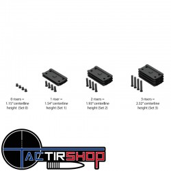 Point rouge prismatique Sightmark Strikon FMP 1x18 www.tactirshop.fr