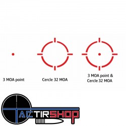 Point rouge Sightmark Mini Shot M-Spec M1 V2 Micro Reflex Noir multi-réticules www.tactirshop.fr