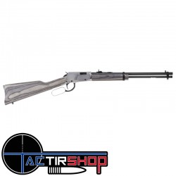Carabine Rossi Rio Bravo Nickel Bois Laminé Gris 22lr Bois levier sous garde www.tactirshop.fr