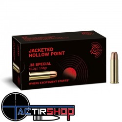 Munitions Geco 38 spécial JHP 158gr boite de 50