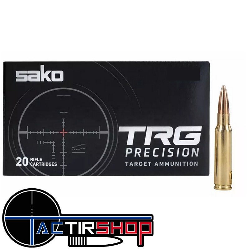 Munitions SAKO TRG Précision HPBT 308 Win 175gr Boite 20 www.tactirshop.fr