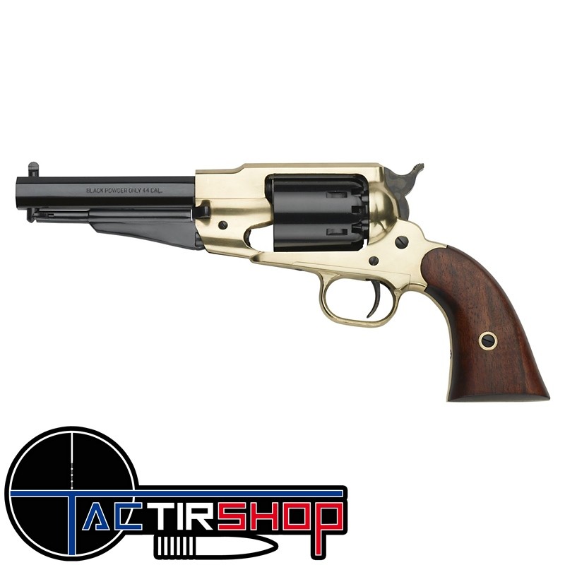 Revolver à Poudre Noire Pietta REMINGTON 1858 Texas Sheriff Laiton RGBSH44 cal.44 www.tactirshop.fr