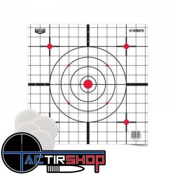 Cibles Thermiques Birchwood Casey Thermal Targets EZE-SCORER, Lot de 4 www.tactirshop.fr