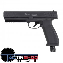 Pack Pistolet de défense Vesta Defense PDW50 calibre 50 - 17 J -50 billes, 10 cartouche CO2 www.tactirshop.fr