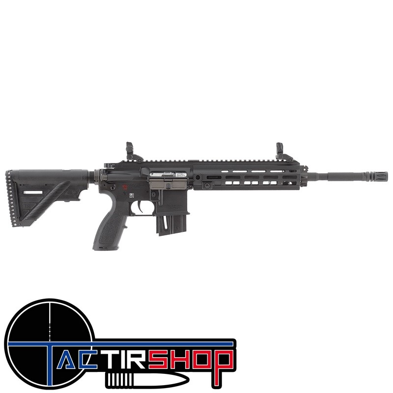 Carabine semi-automatique HECKLER KOCH HK416 Rifle Black 16" cal.22lr www.tactirshop.fr
