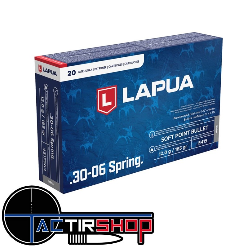 Munitions Lapua Mega 30-06 185gr boite de 20 www.tactirshop.fr