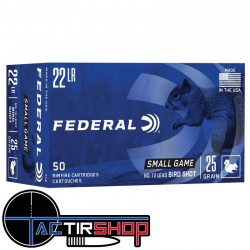 Munitions Federal 22lr Bird Shot PB 12 par 50 www.tactirshop.fr