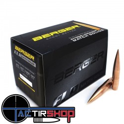 Ogives Berger Solid Bullets 375 Caliber 407 Grain ELR Match boite de 50 www.tactirshop.fr