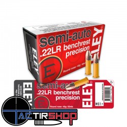 Eley Semi-auto Benchrest Precision round-nose 22lr 40 Gr par 50 www.tactirshop.fr
