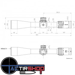 Lunette de tir Kahles K864 www.tactirshop.fr