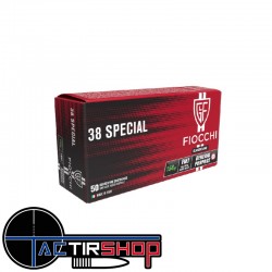 Munitions Fiocchi 38 Spécial FMJ 158 gr boite de 50 www.tactirshop.fr