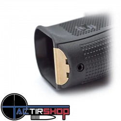 Bouchon de poignée en laiton lourd Eemann Tech Heavy Brass Feed Grip Plug for Glock 17 Gen4/5 www.tactirshop.fr