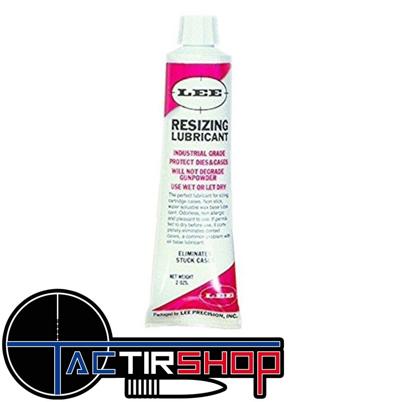 Lee Resize Lube Tube lubrifiant lee www.tactirshop.fr
