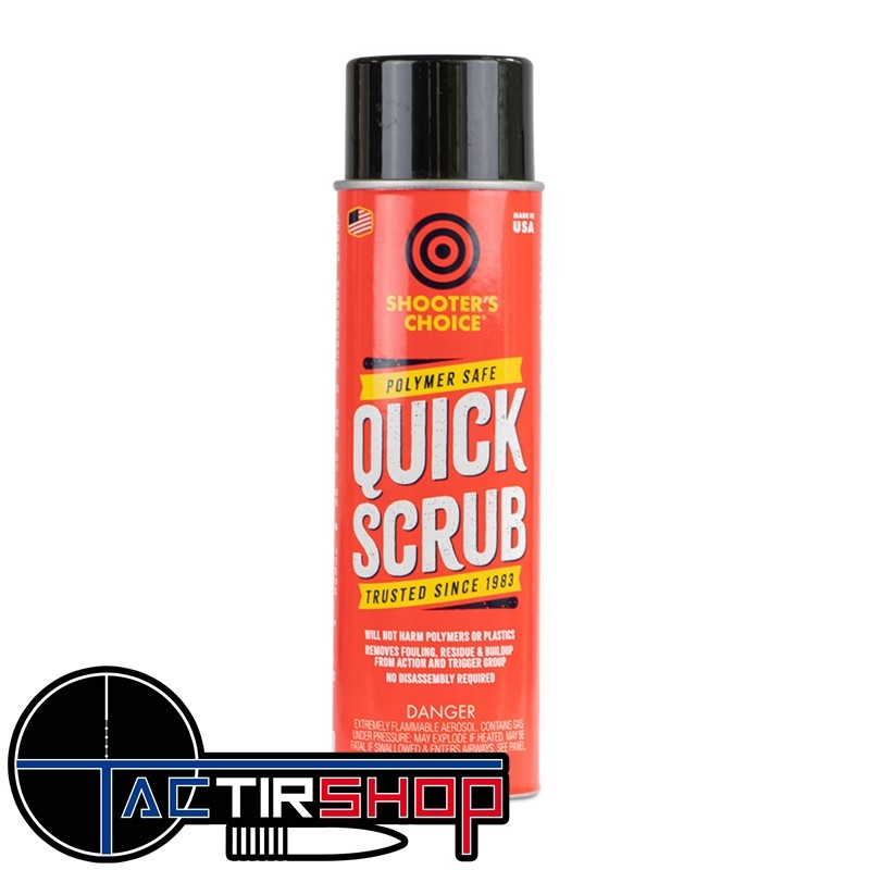 Nettoyant Shooter’s Choice Polymer Safe Quick Scrub Firearms Action Cleaner www.tactirshop.fr