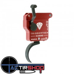 Détente TriggerTech Diamond Rem 700 Right - No bolt release - Curved Pro (PVD Black) www.tactirshop.fr