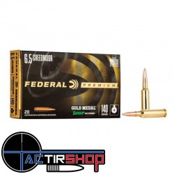 Munition Fedéral Gold Medal Sierra MatchKing 6,5 Creedmoor 140 Gr par 20 www.tactirshop.fr