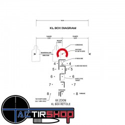 Lunette de tir LPVO Arken Optics LH-6 1-6x24 KLBOX SFP www.tactirshop.fr