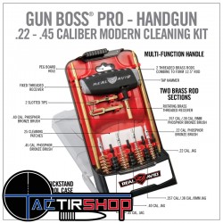 Kit de nettoyage armes de poing Real Avid Gun Boss Pro www.tactirshop.fr