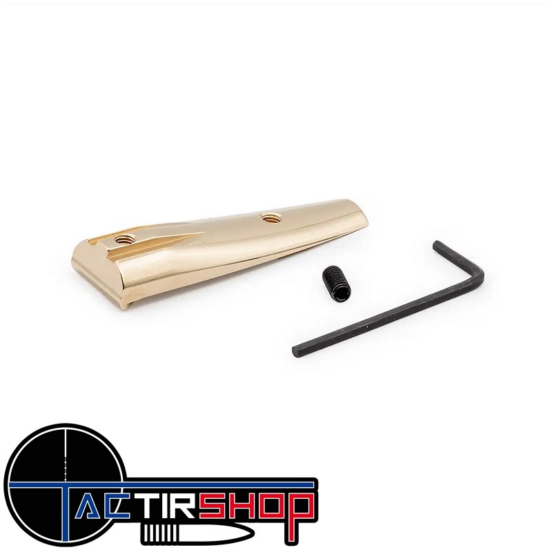 Bouchon de poignée en laiton lourd Eemann Tech Heavy Brass Feed Grip Plug for Glock 17 Gen6 www.tactirshop.fr