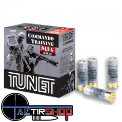 Cartouches TUNET Commando Training Slug Calibre 12/67 boite de 25 www.tactirshop.fr