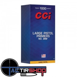 1000 Amorces CCI Large Pistol n° 300 www.tactirshop.fr