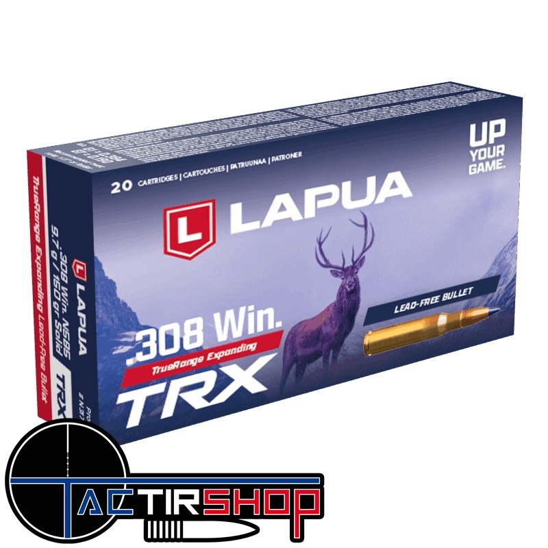 Munitions Lapua TRX 308 Win 150gr N317108 boite de 20 www.tactirshop.fr