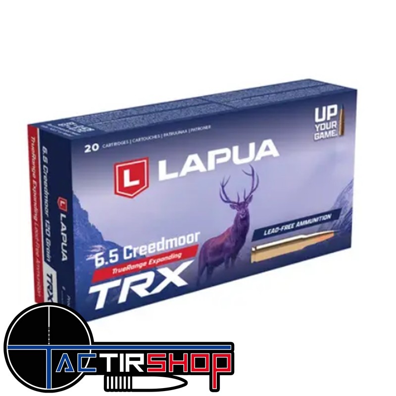 Munitions Lapua TRX 6,5 Creedmoor 120gr N316402 boite de 20 www.tactirshop.fr