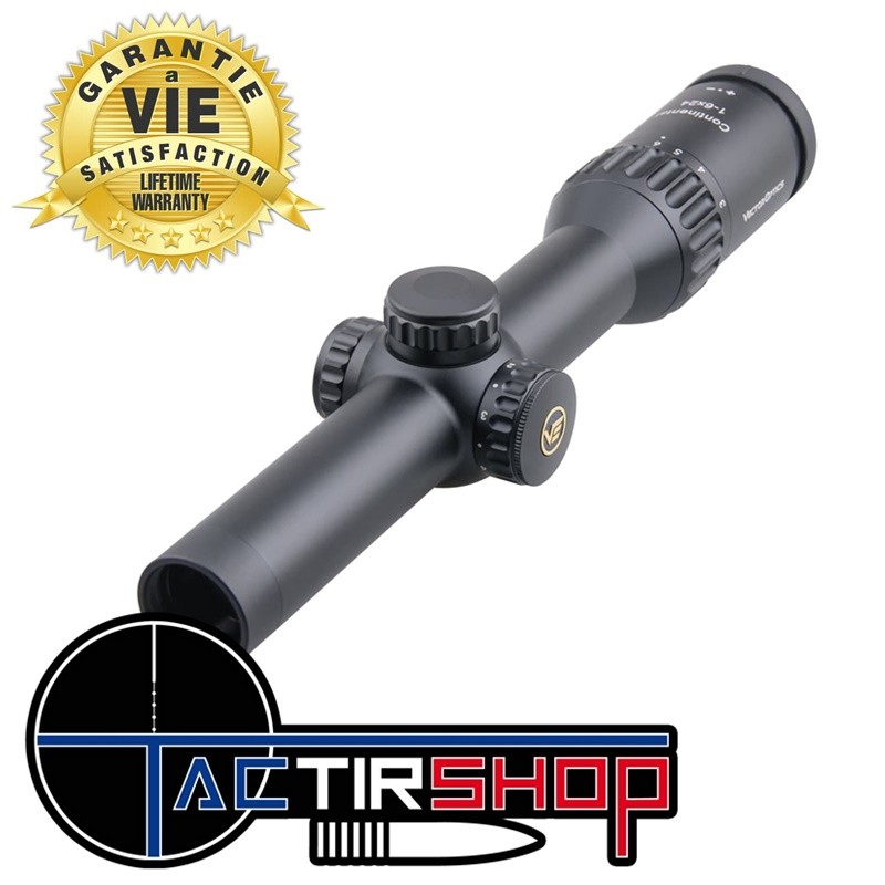 Lunette de visée Vector Optics Continental 1-6x24 Hunting SFP sur Tactirshop