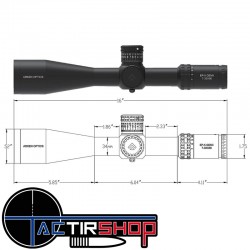 Lunette de tir Arken Optics EP-5 GenII 7-35x56 FFP MIL TOR Réticule avec Zero Stop - Tube 34mm www.tactirshop.fr