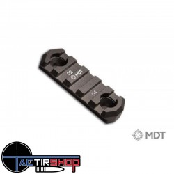 Rail M-lok MDT 1.5" - 3.81cm - 3 slots www.tactirshop.fr