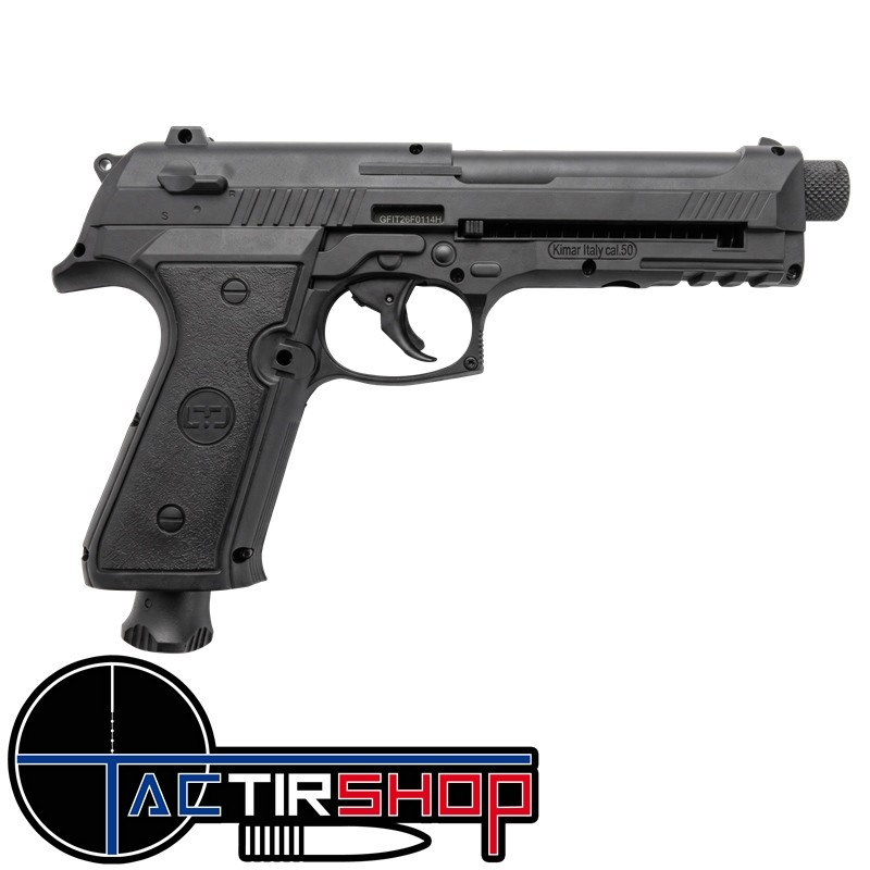 Pack Pistolet de défense ALFA 1.5 GENII Co2 Cal.50 18 joules www.tactirshop.fr