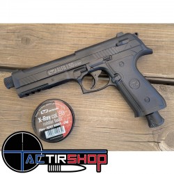 Pack Pistolet de défense ALFA 1.5 GENII Co2 Cal.50 18 joules www.tactirshop.fr