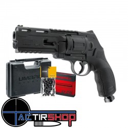 Pack Revolver de défense T4E TR50L Gen 2 HDR50 Cal50 - 13J - 100 billes, 5 cartouche CO2 et mallette