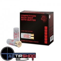 Cartouche GECO Competition Buck Shot 30 gr cal.12/70 , boite de 25