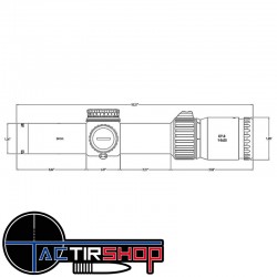 Lunette de tir Arken EP-8 1-8x28 KLGRID MIL